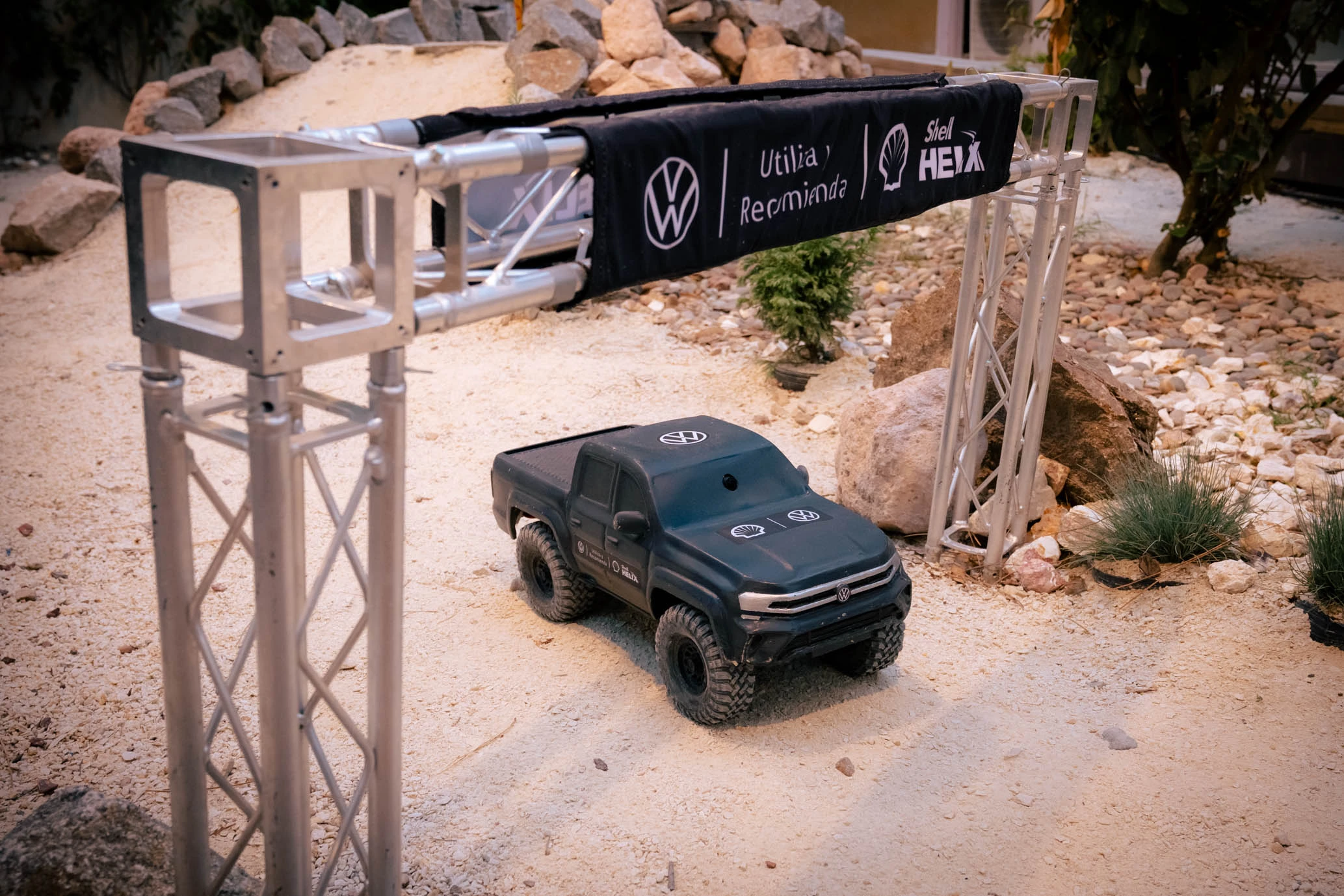 Shell, llega una experiencia interactiva, una prueba de manejo off-road en miniatura.