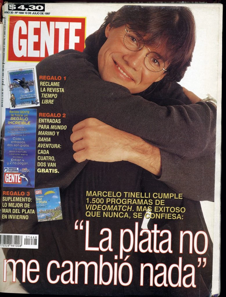 Tapa para el festejo de los 1500 programas, 1997.