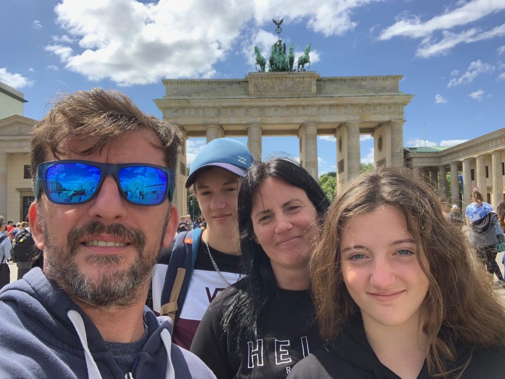 Julio en Alemania. europa es el continente que más recorrieron, Berlín fue una de las ciudades elegidas.