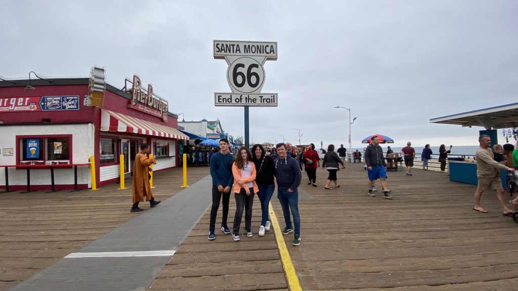 Noviembre en USA. Los Rodríguez recorrieron la mítica Ruta 66.