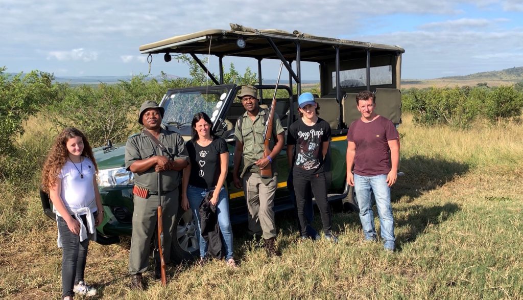 Abril en Sudáfrica. El safari fue uno de los momentos predilectos de Mica.