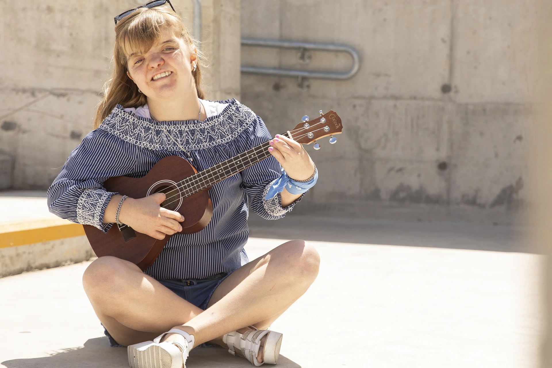 Fiorella Mariani es fanática del ukelele.