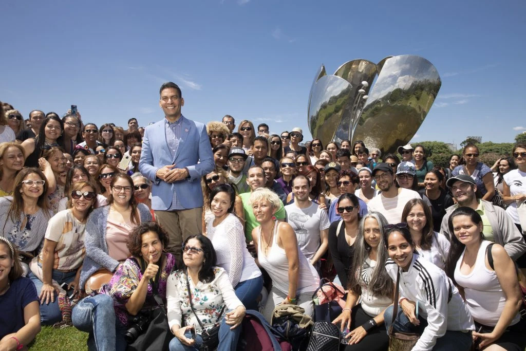 Ismael Cala intencionó por la paz con más de 300 personas