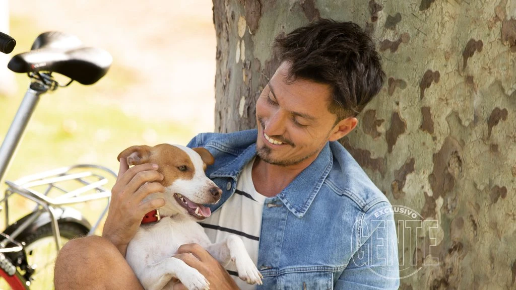 EN CASA, JUNTOS. Guido Zaffora comparte la cuarentena con Pepi.