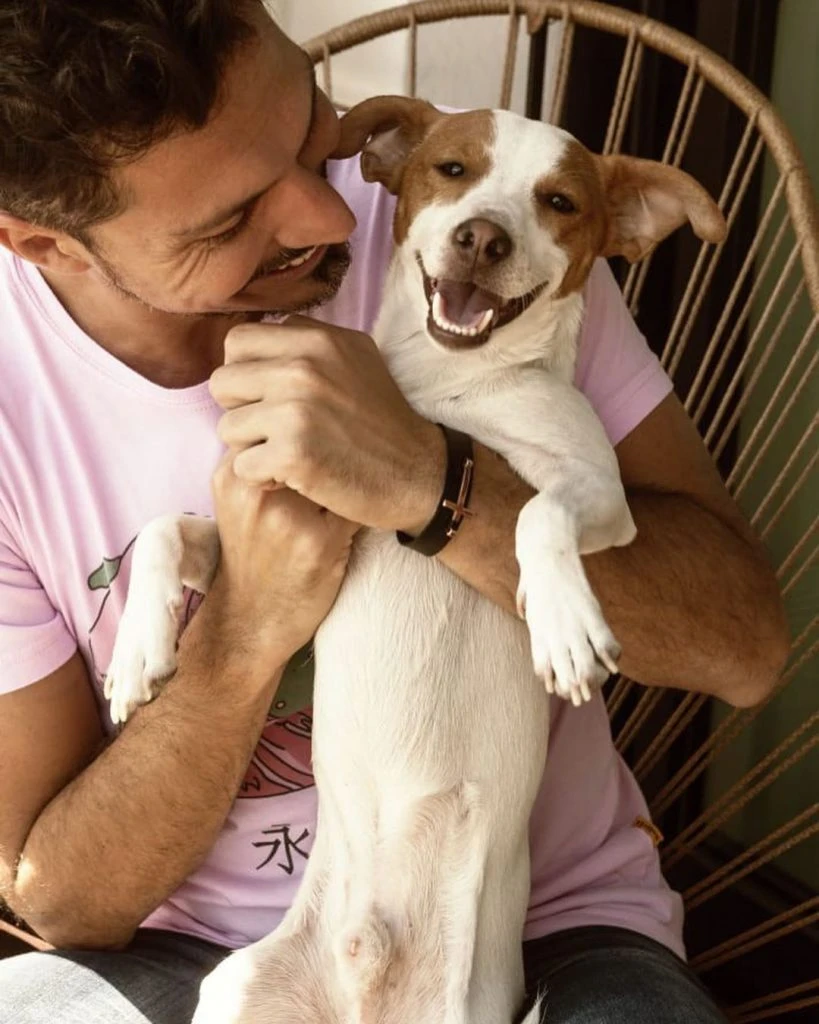 EN CASA, JUNTOS. Guido Zaffora comparte la cuarentena con Pepi.