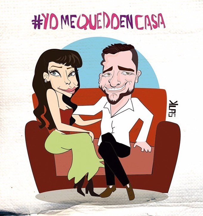 Merecdes Funes y Cecilio Flematti protagonizaron una inusual entrevista en cuarentena. 