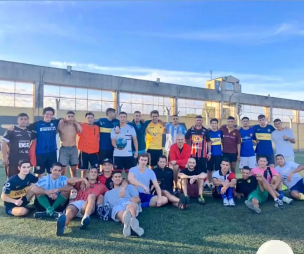 El partido contra Los Espartanos fue un amistoso muy especial.