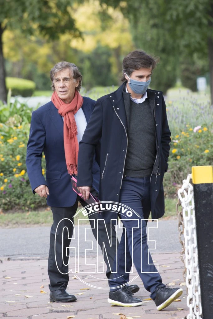 Sólo Alfredo Solari -yerno de Goldy- y su hijo Santiago pudieron asistir al entierro de la hermana de Mirtha.