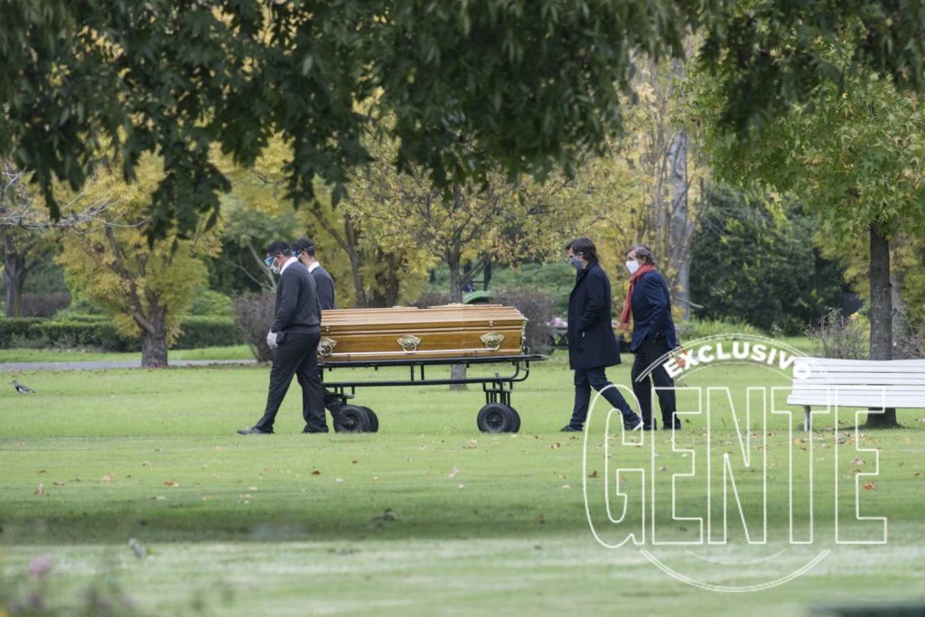 Mirtha no pudo asistir al entierro de su hermana Goldy. Los únicos que pudieron despedirla fueron su yerno y su nieto.