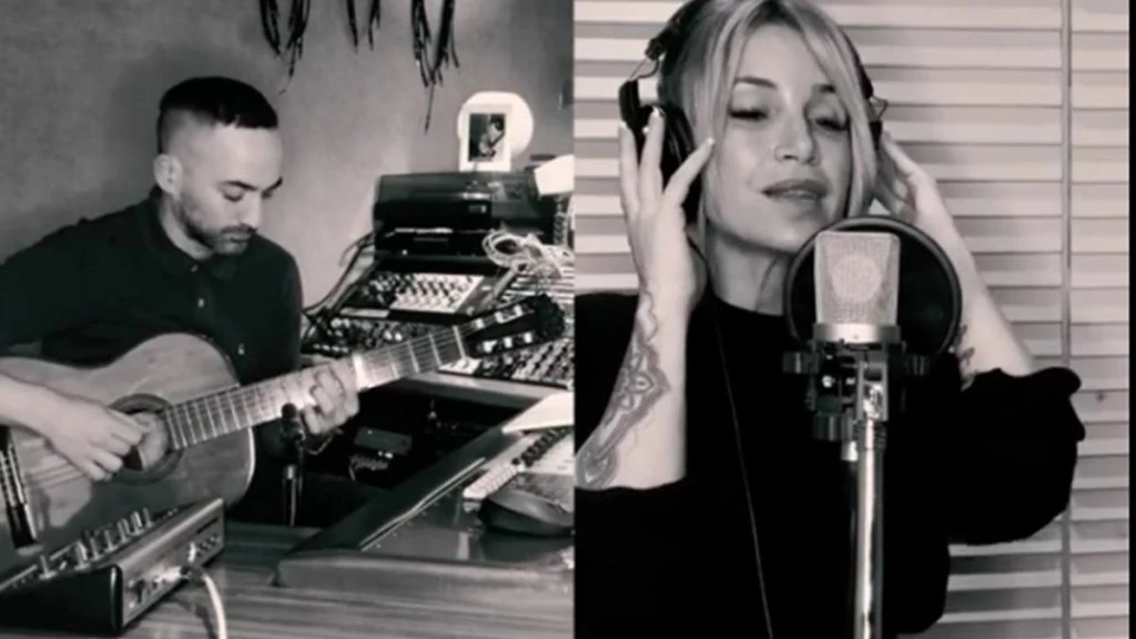 Tomas del video realizado por Renzo Berecoechea. Si bien Flor es la protagonista indiscutida, también aparece en el clip Mariano Otero, su ex, responsable de la música. 