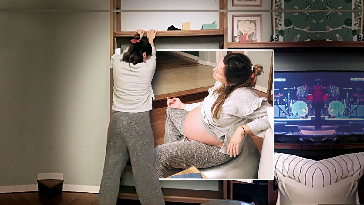 ¡Al ritmo de Ciro! Así bailaba Paula Chaves durante el trabajo de parto en el living de su casa