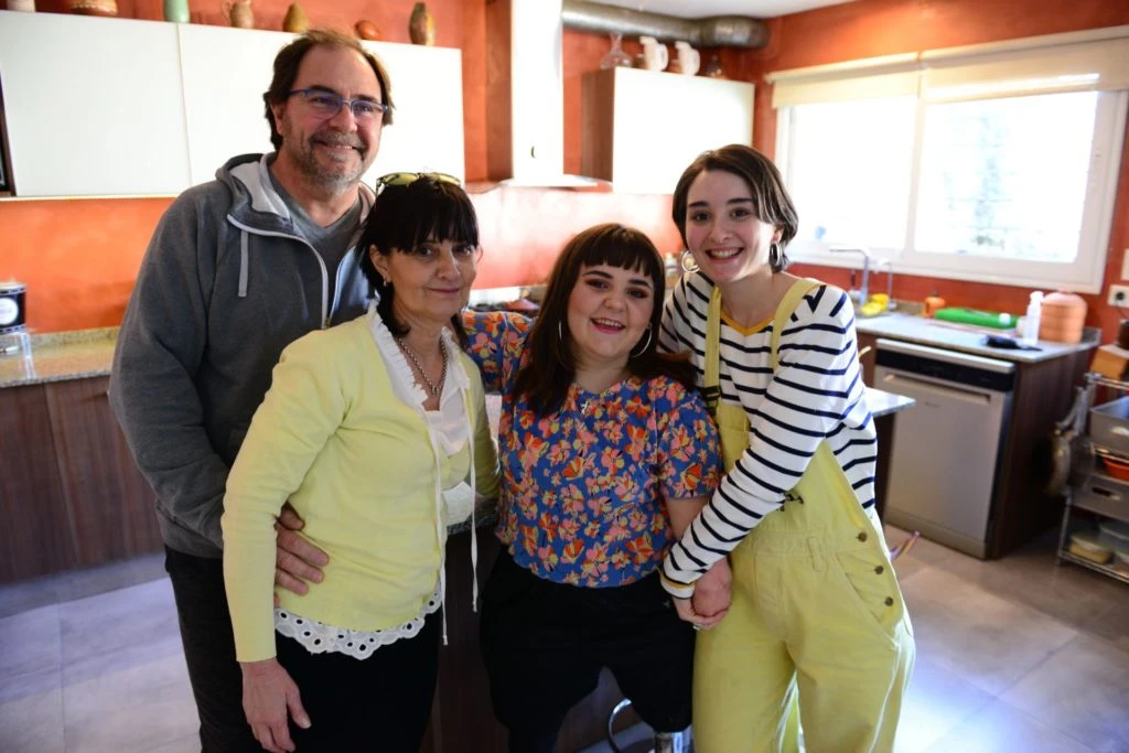 Paloma agradece que en su familia sean tan unidos y que siempre la apoyen y acompañen en sus proyectos. 