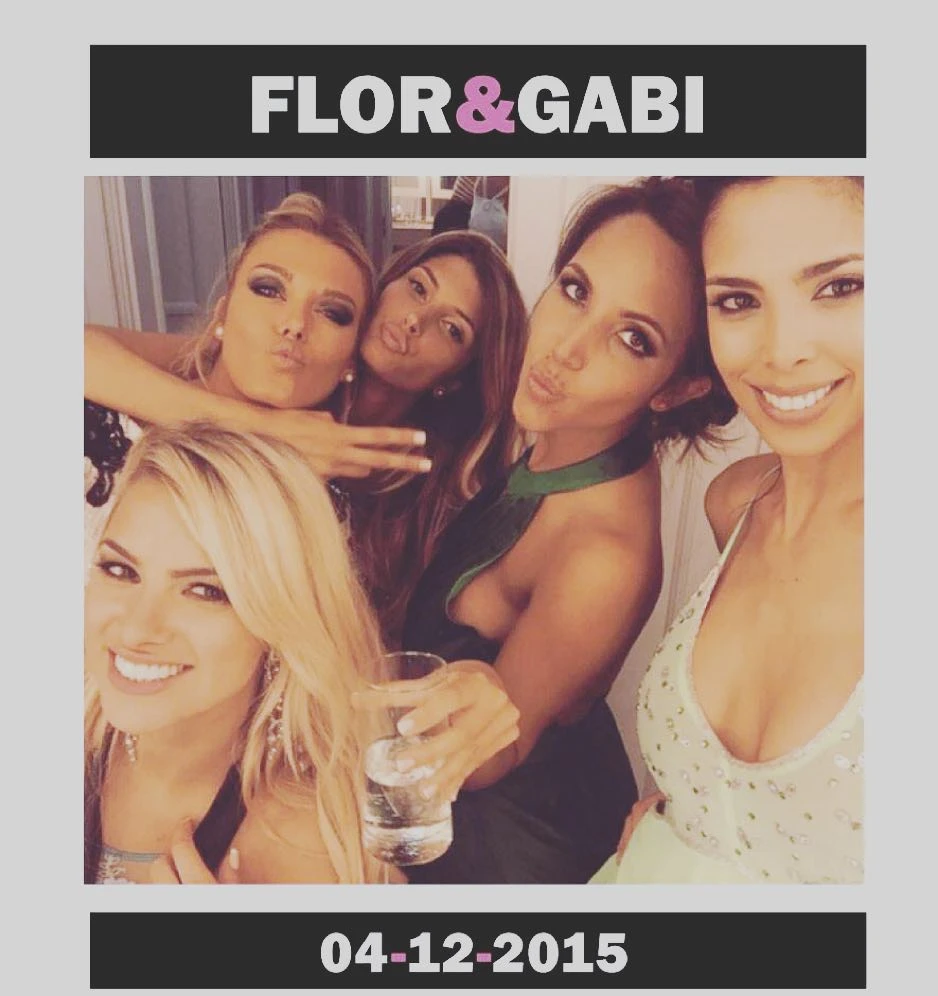 Gisela Berger, Jazmín Macino, María Paz Delgado y Ailén Bechara acompañaron a Flor Parise el día de su boda. 