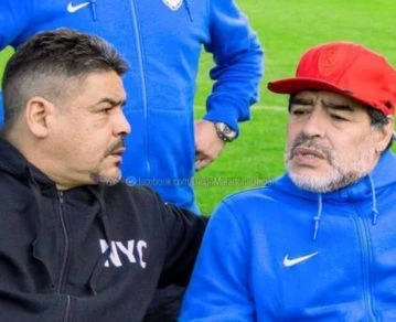 Diego y Hugo Maradona