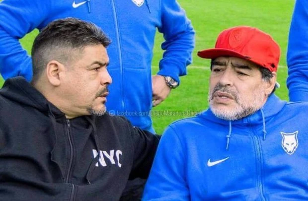 Diego y Hugo Maradona