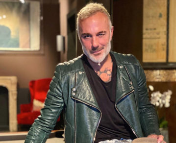 Gianluca Vacchi realizó su primer y original baile junto a Blu Jerusalema, su hija recién nacida