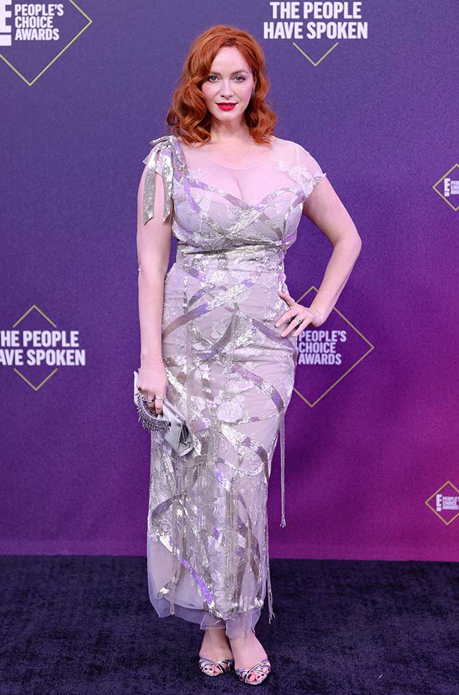 Christina Hendricks by Marchesa