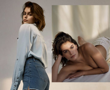 Así es la nueva campaña de Kaia Gerber, hija de Cindy Crawford, para Calvin Klein