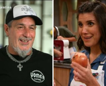 El reclamo "retro" de Andrea Rincon a su ex, el Mono de Kapanga en Masterchef