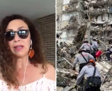 Sabrina Olmedo habló desde Miami del edificio que se derrumbó: "Todo el tiempo se complica el rescate"