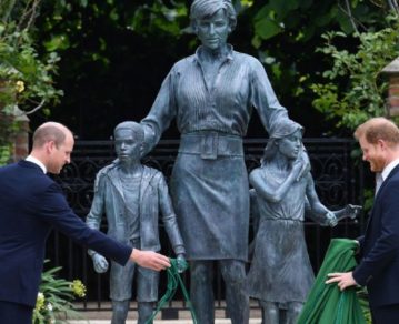 Homenaje a Lady Di: cómo fue el encuentro del príncipe Harry y William en la inauguración de la estatua