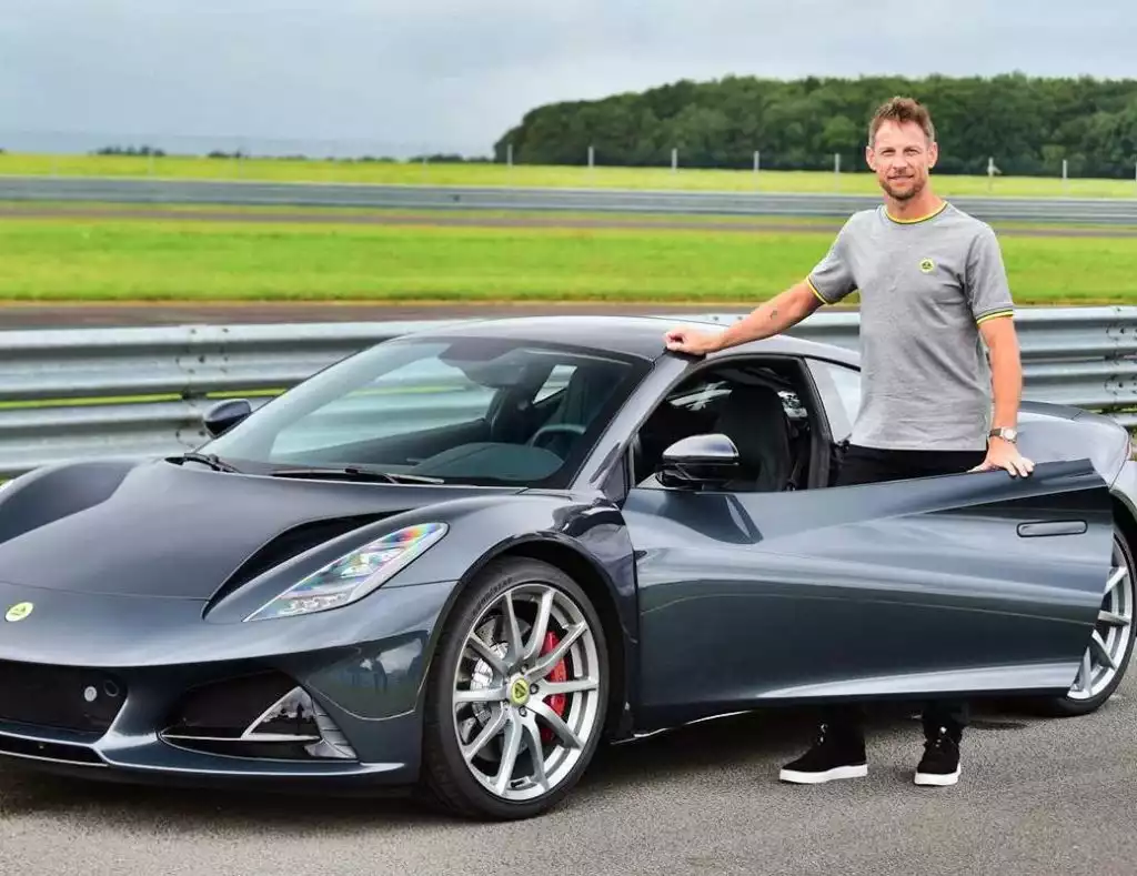 Jenson Button Lotus Emira