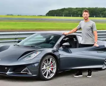 Jenson Button Lotus Emira