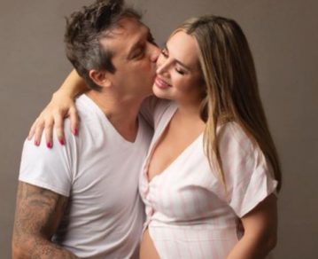 La carita de Vitto, el bebé recién nacido de Belén Francese