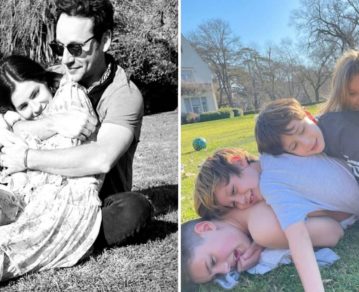 Benjamín Vicuña, muy mimoso con la China Suárez y presente con sus cinco hijos