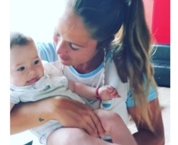 La jugadora de las leonas fue mamá cuatro meses antes de viajar a Tokio