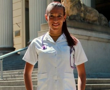 Mara Gómez, la futbolista trans que se recibió de enfermera