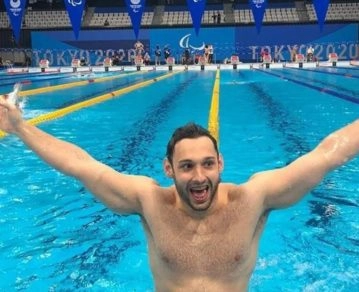 El nadador argentino le dio a la Argentina la primera medalla de plata en los juegos paralimpicos de Tokio