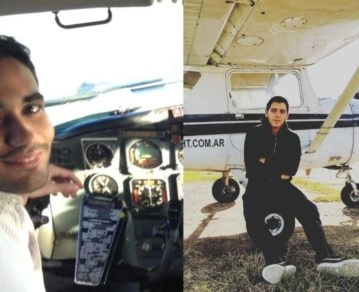 Los tripulantes que voolaban la evionaeta que se estrelló en Uruguay tenían 22 y 27 años