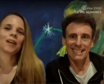 Desde España, Valeria Britos y Lionel Campoy contaron detalles de su historia de amor: "Hicimos un casamiento delivery"