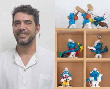 Adrián Cormillot y su impresionante colección de Pitufos: cómo influyó su padre y cuántos llegó a juntar en diez años