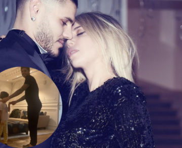 Wanda Nara reconciliada con Mauro Icardi: la tierna escena hogareña que filmó la modelo de Francesca e Isabella jugando con el futbolista