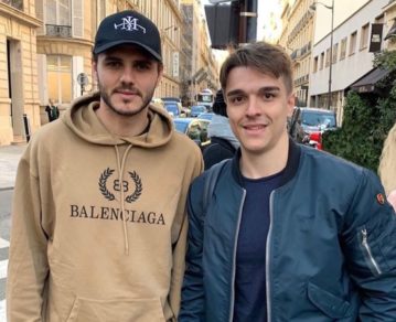 Las críticas a Mauro Icardi por mostrarse con un buzo de Balenciaga tras las boinas de H&M: cuántos dólares cuesta su prenda de la marca española