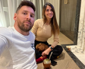 Antonela Roccuzzo compartió un tierno video familiar con Lio Messi y sus hijos