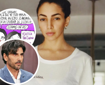 La publicación de Thelma Fardín en el día del juicio contra Juan Darthes