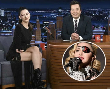 Úrsula Corberó con Jimmy Fallon