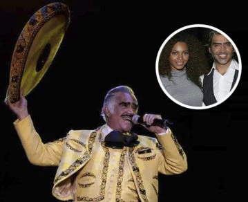 Vicente Fernández es despedido por Beyonce