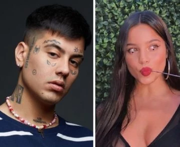 Emilia Mernes le reaccionó el posteo del Duki