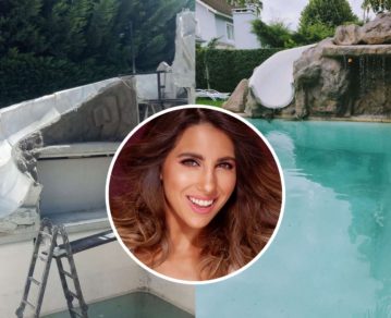 ¡Una fortuna! Esto vale la reforma que Cinthia Fernández hizo en su pileta