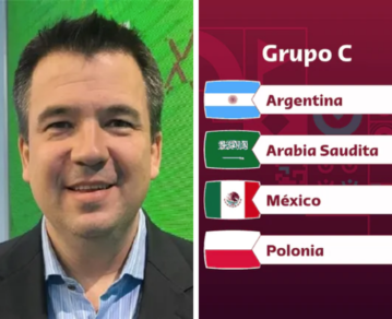 Así fue el blooper de Gastón Recondo durante el sorteo del Mundial de Qatar 2022