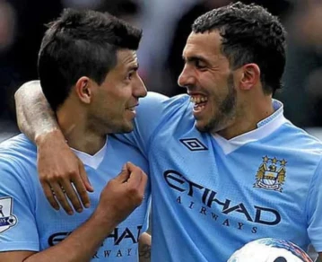 Kun Agüero y Carlitos Tévez de jovencitos