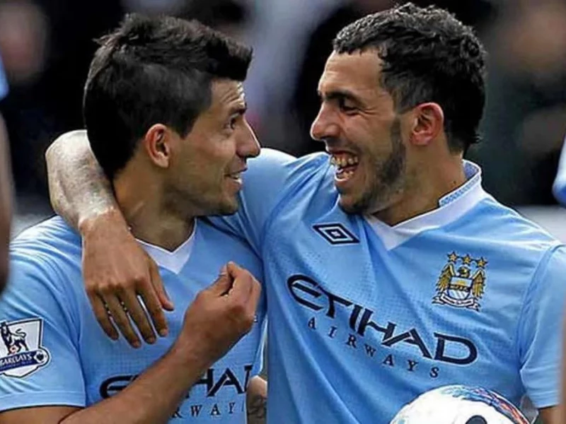 Kun Agüero y Carlitos Tévez de jovencitos