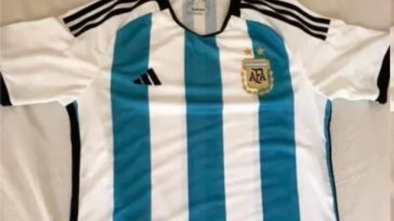 MESSI Camiseta Selección Argentina Edición Final Mundial Qatar 2022 Versión  Jugador