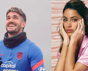 ¡Enamoradísimos! La foto de Rodrigo De Paul y Tini Stoessel a los besos