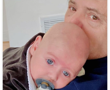 Día del Padre: Fabiola Yáñez y Francisco saludaron al Presidente y muchos destacaron el parecido del bebé con su papá, a 2 meses de haber nacido