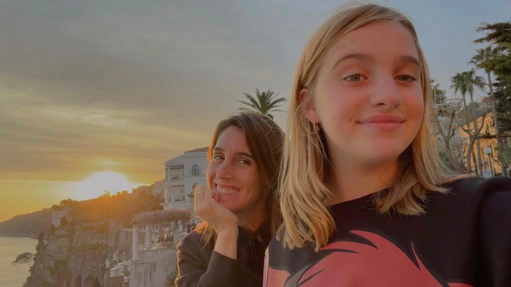 Soledad Pastorutti y su hija Antonia